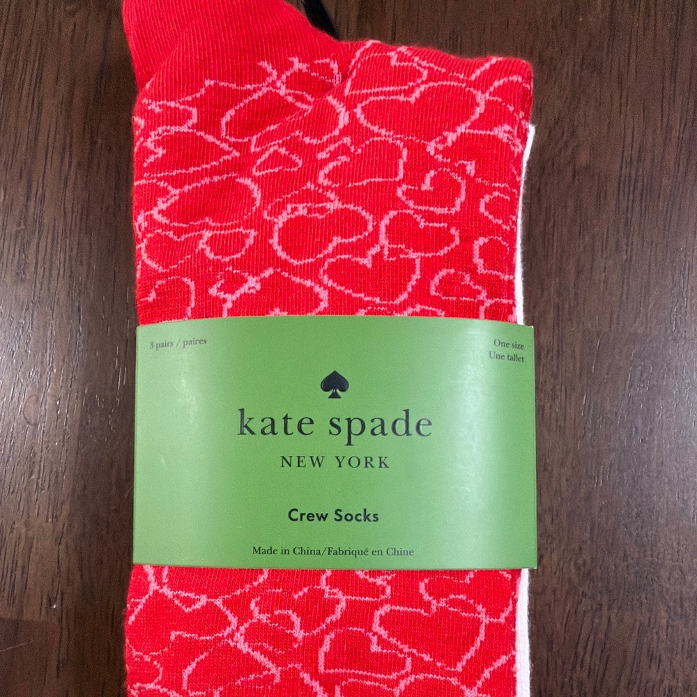 Kate Spade New York 3-Pack Crew Socks